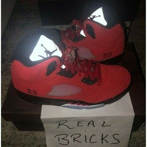 2021 Nike Air Jordan Retro 5 Raging Bull "Toro Bravo" Red DD0587-600 Size 8.5